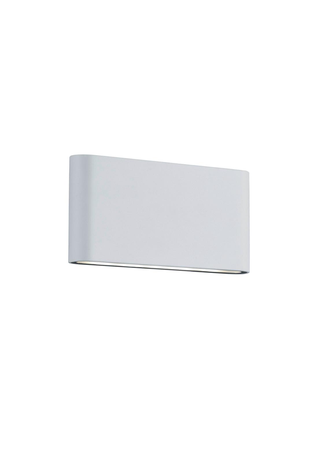 Außenwandleuchte Thames II in Weiß max. 9 Watt - Weiß, Design, Metall (9/17,5/3,0cm) - Trio Leuchten