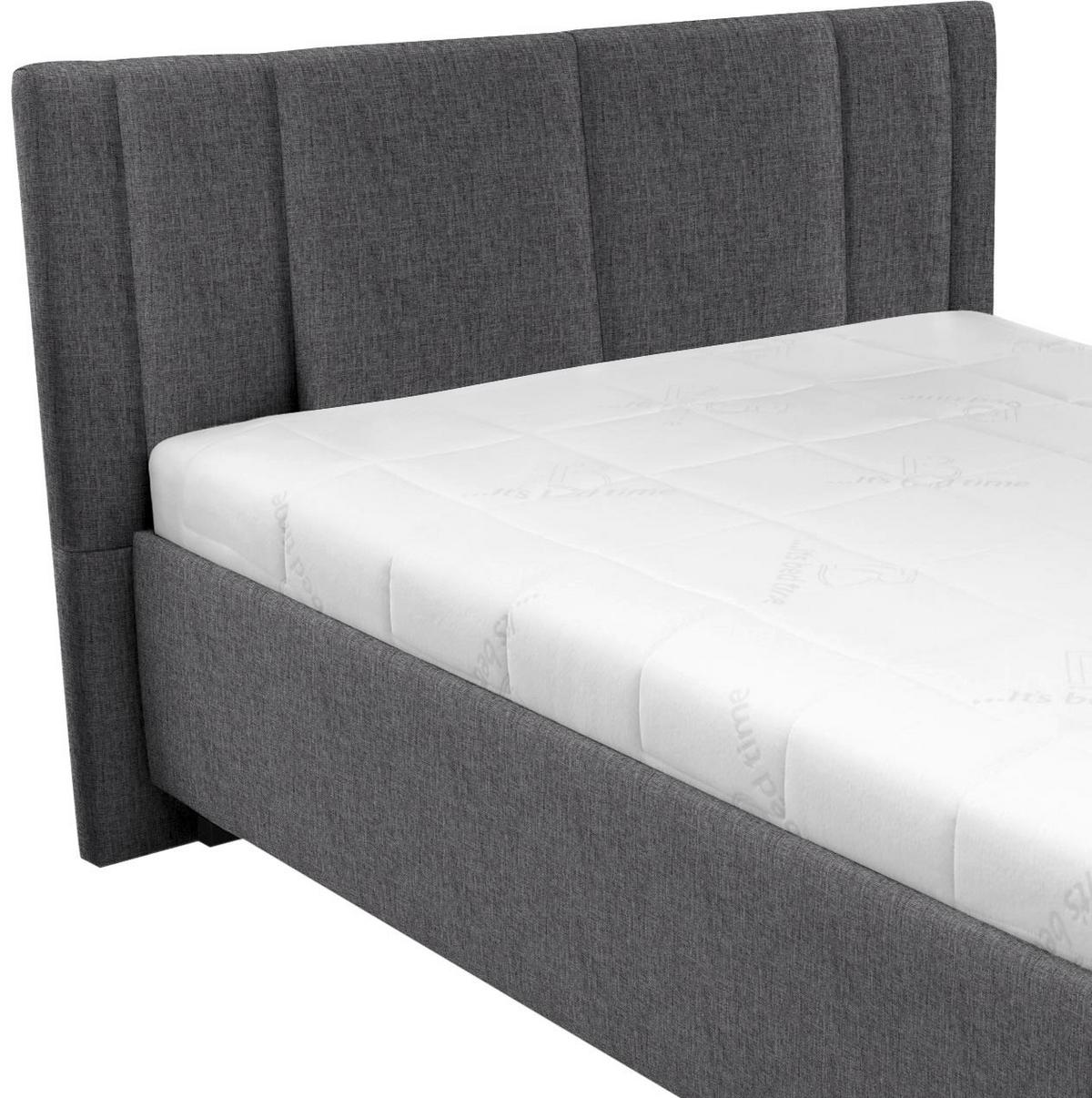 Tapecirani Krevet Stilo - bijela/boje kroma, drvo/tekstil (120/200cm)