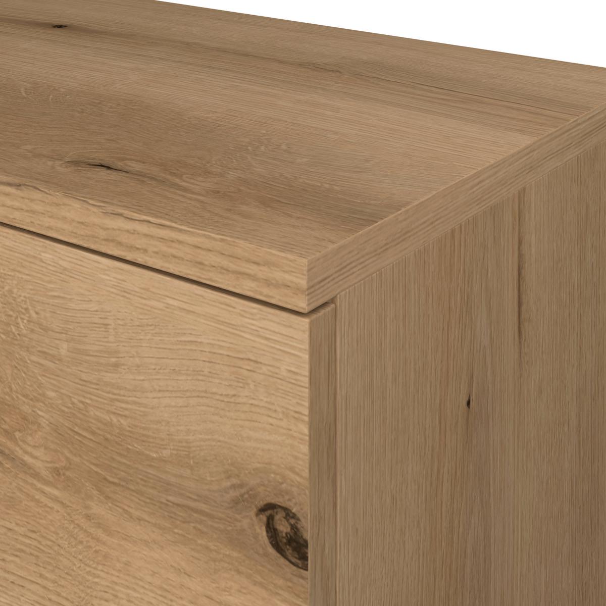 Venedig New Komoda - kašmir/boje hrasta, Moderno, drvni materijal/plastika (77/134/37cm) - Modern Living