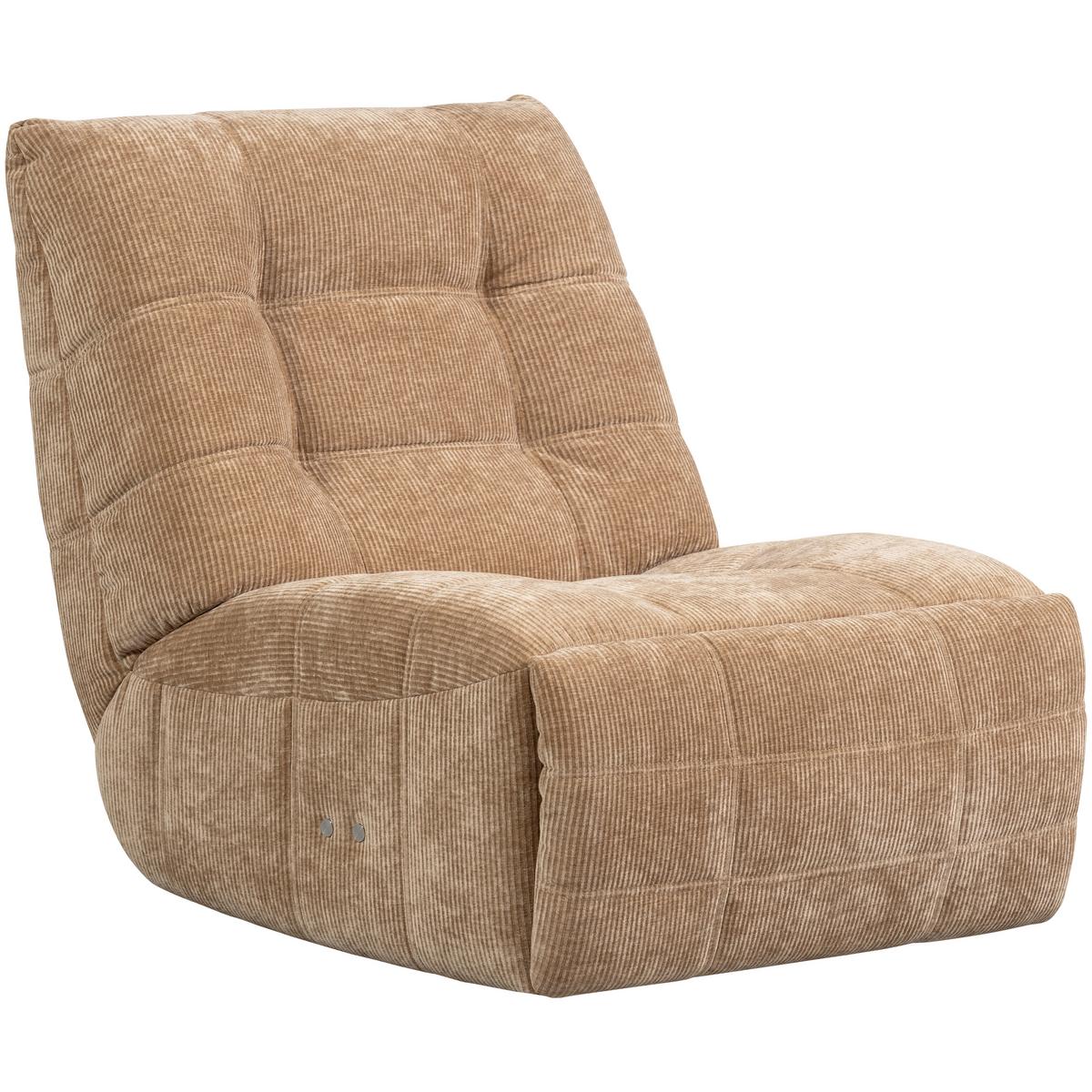 RELAXSESSEL Hein Hellbraun B: 98cm - Hellbraun, Design, Textil (98/94/83cm) - Livetastic