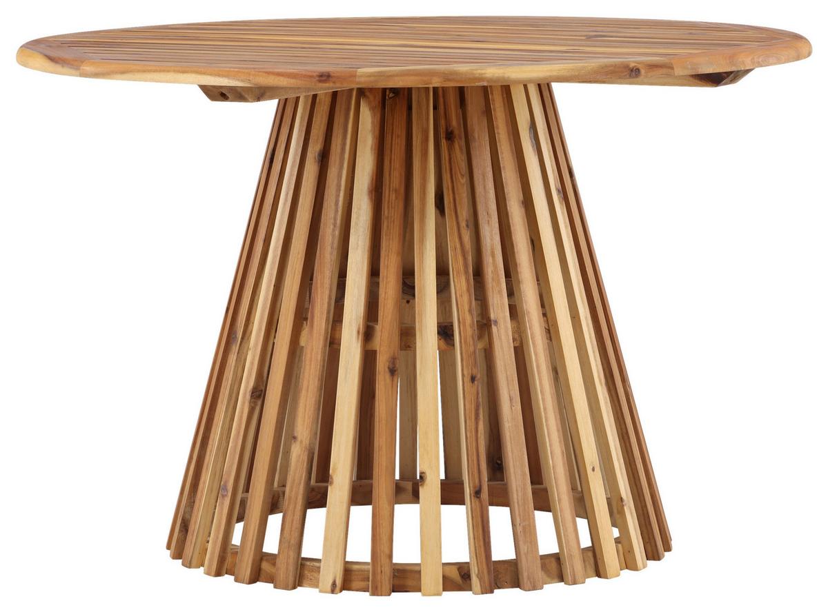 Gartentisch Lumpur ca. 120x120x75 cm Akazie - Akaziefarben, KONVENTIONELL, Holz (120/120/75cm) - Gardenson