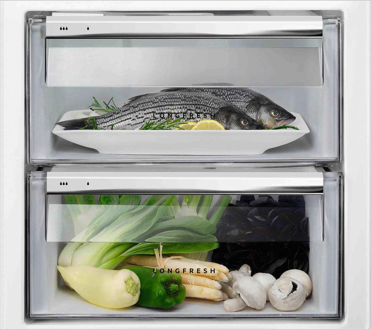 Kühlschrank SFE814D9ZC - Weiß, MODERN, Metall (55,6/139,8/54,9cm) - AEG