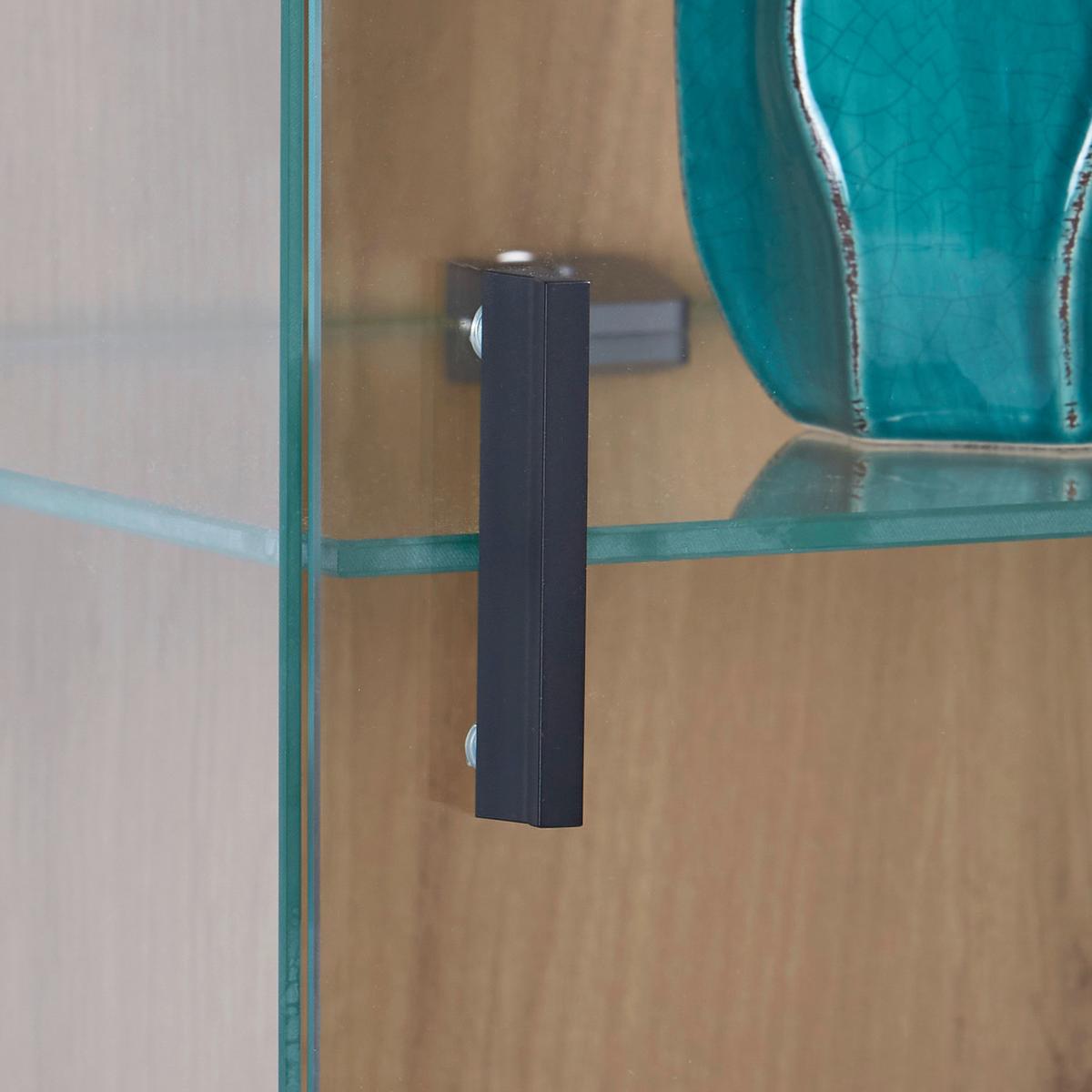 Vitrină suspendată Denver - culoare lemn stejar, Modern, material pe bază de lemn (40/135/33,6cm)