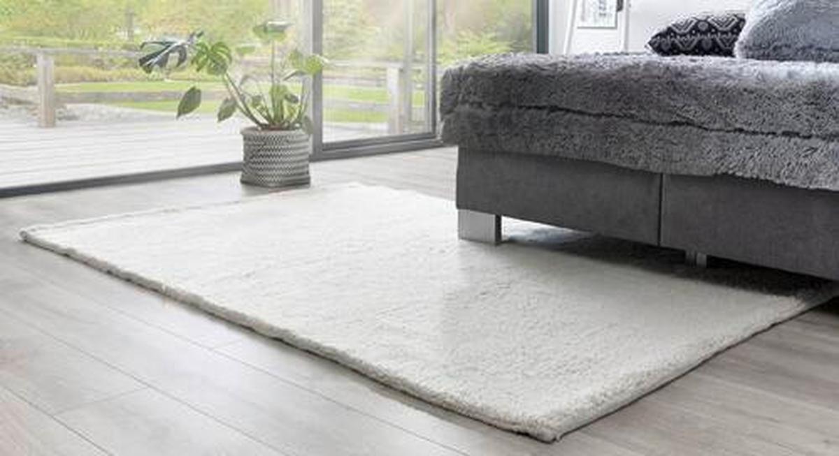 DYWAN BERBERYJSKI SIDI 15/15S UNI - kolor naturalny, Basics, tkanina ( 40/60cm) - Linea Natura