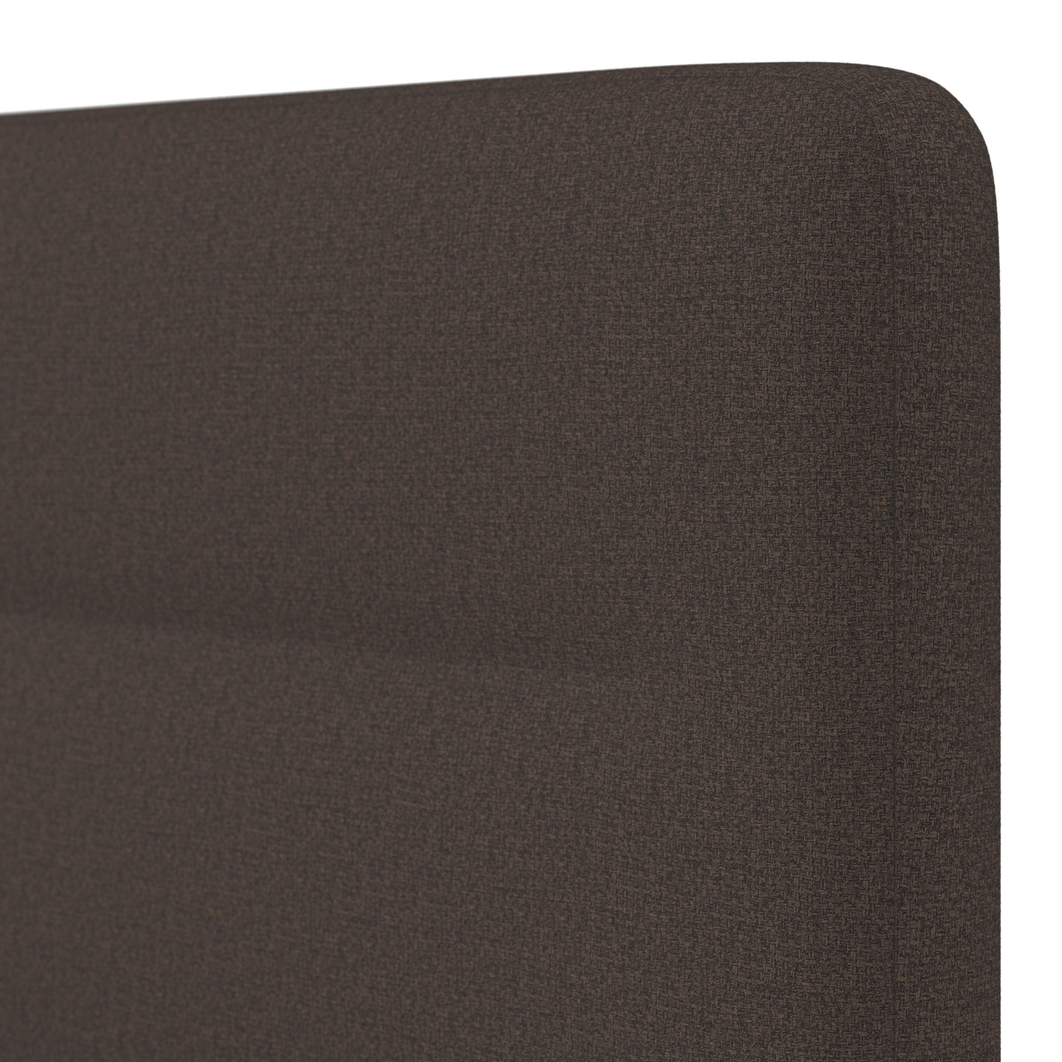 BOXSÄNG MARCO - brun/svart, Modern, trä/textil (180/200cm) - Bessagi Home