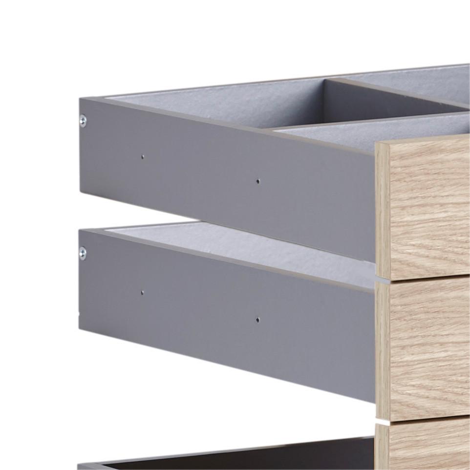 LÅDSET UNIT -BASED- - ekfärgad, Modern, trämaterial (45,3/83/47cm) - Based