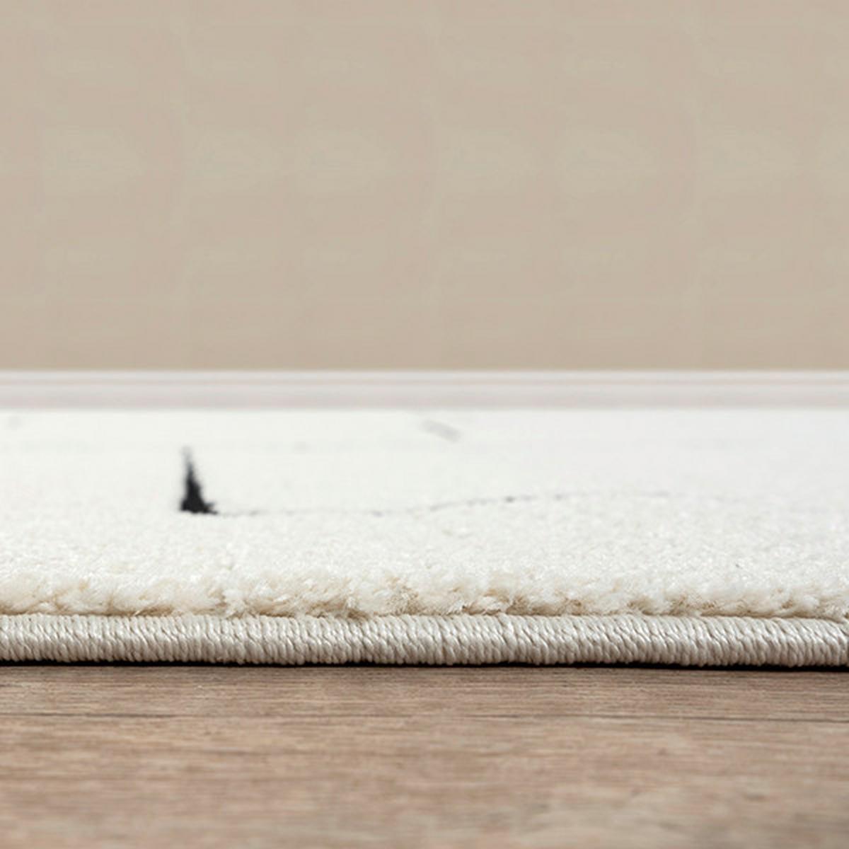 Webteppich Elio Creme ca. 80x150cm - Creme, Basics, Textil (80/150cm)