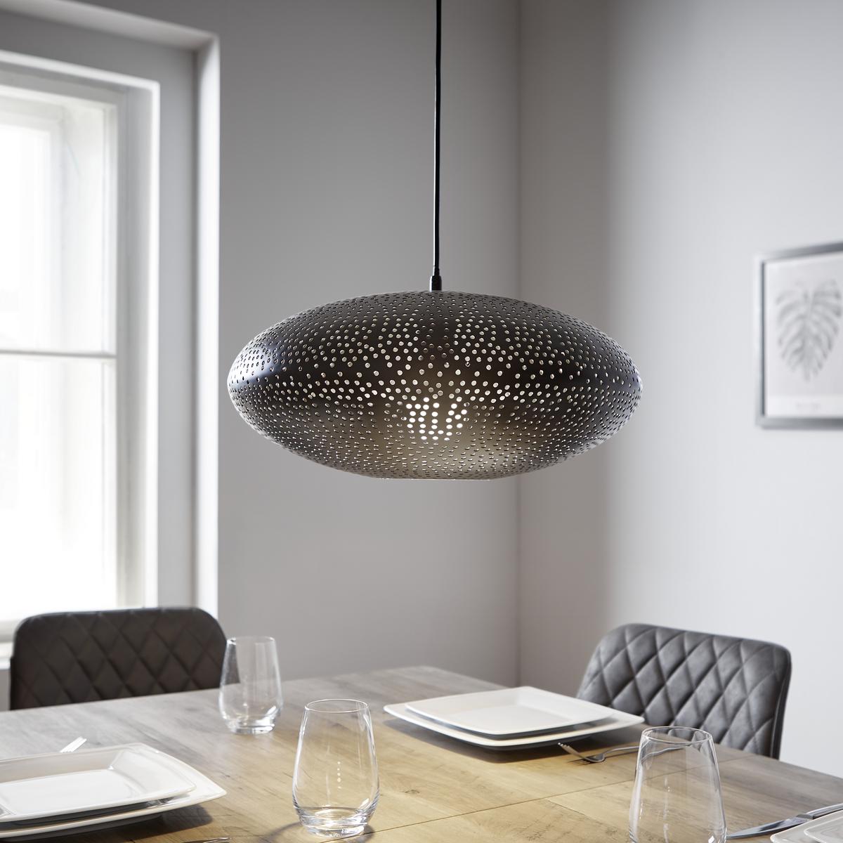 LAMPA WISZĄCA NINA - czarny, Modern, metal (41/124cm) - Modern Living