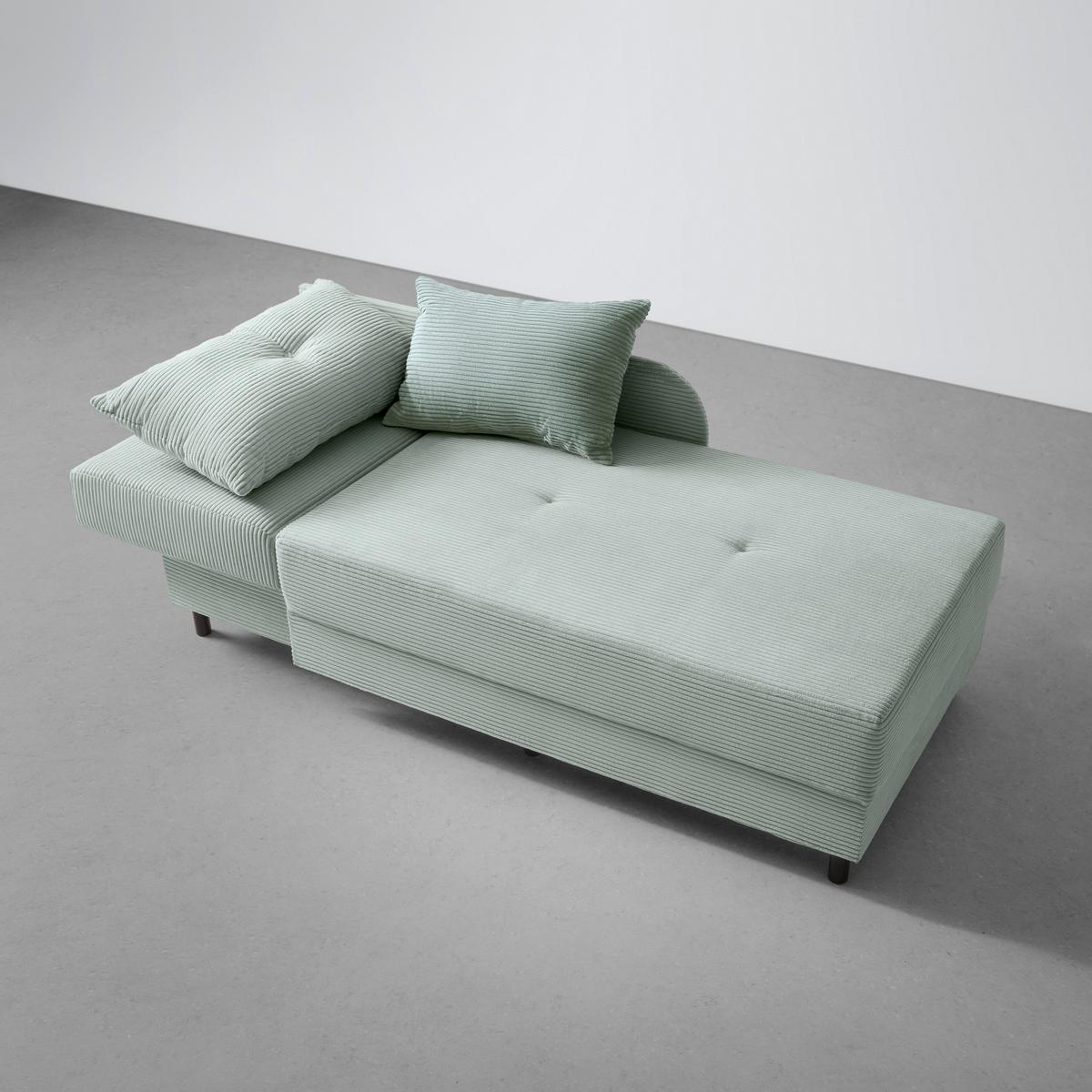 Liege Nova Grau - Schwarz/Grau, MODERN, Holz/Textil (85/62/145cm) - Mömax