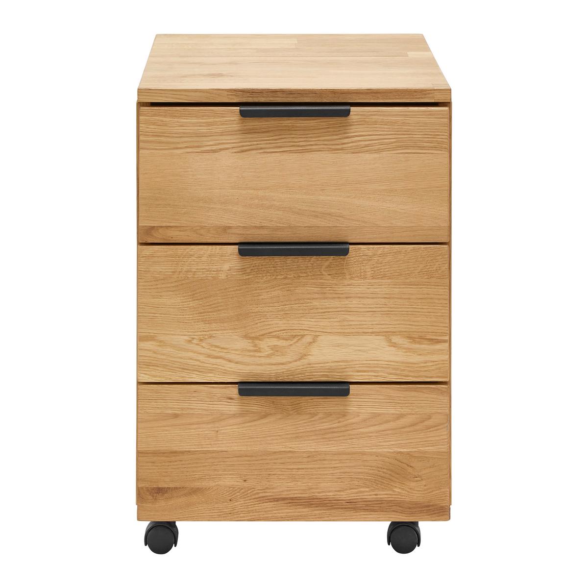 Rollcontainer Albero Naturfarben - Naturfarben, MODERN, Holz (40/59,3/62cm) - Premium Living
