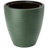 Virágkaspó Gubo - zöld, Konventionell, műanyag (38,5/42cm)