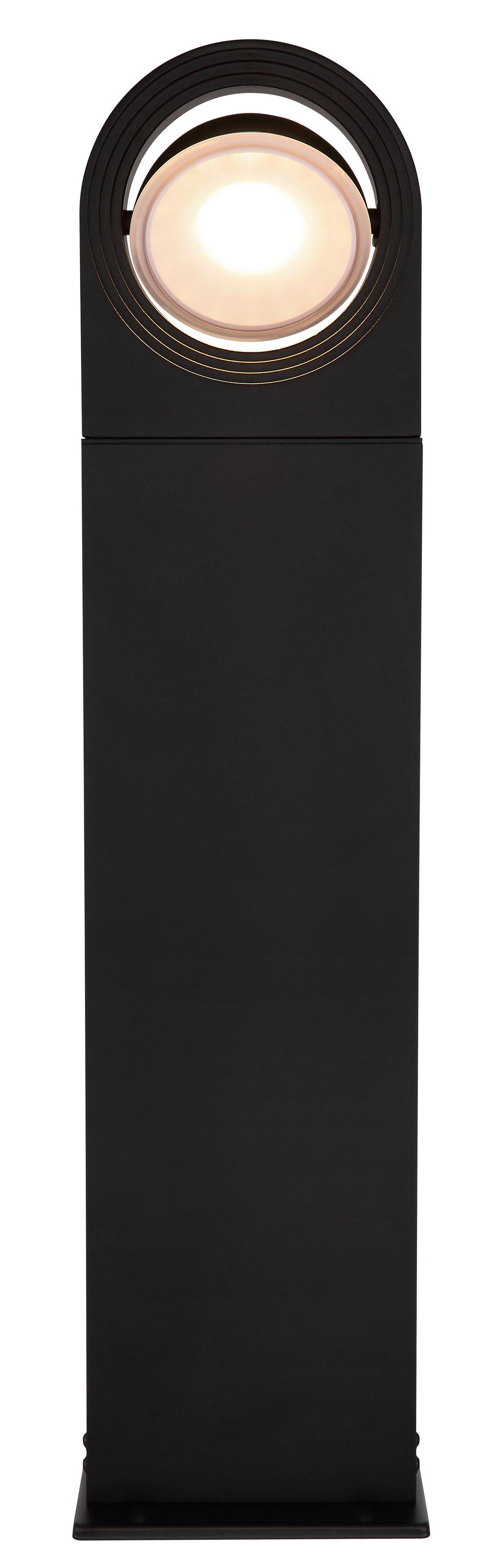 LED-AUSSENLEUCHTE 34322S OKO - Weiss/Schwarz, Design, Kunststoff/Metall (17/10/70cm) - Globo
