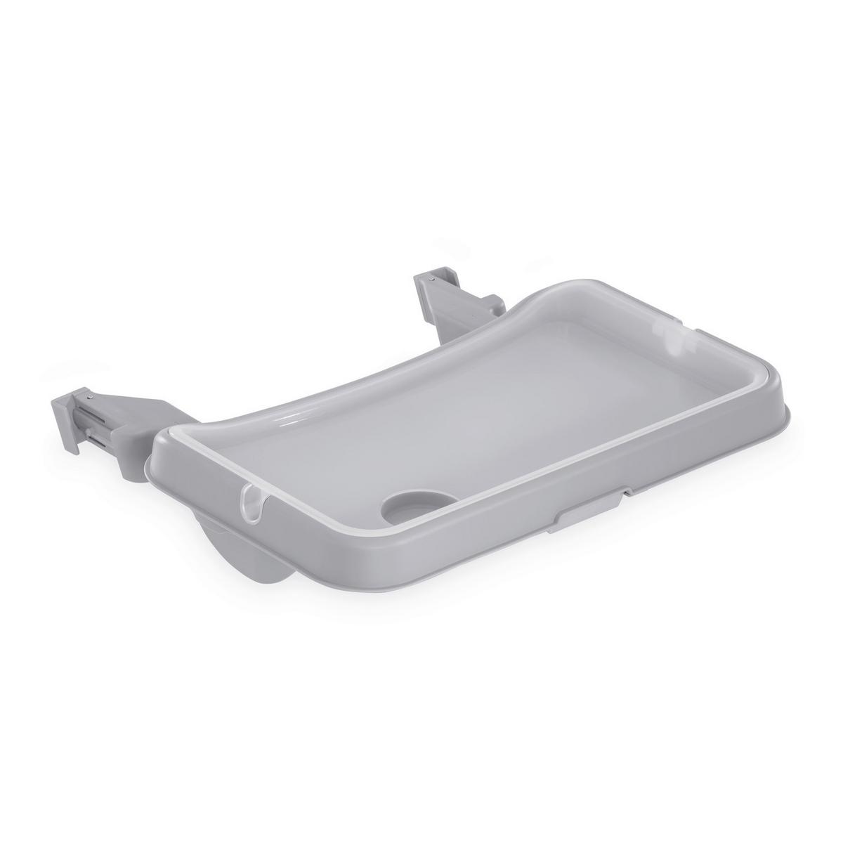TACKA DO JEDZENIA I ZABAWY 661994 ALPHA TRAY - szary, Trend, tworzywo sztuczne (46/56,5/22,5cm) - Hauck