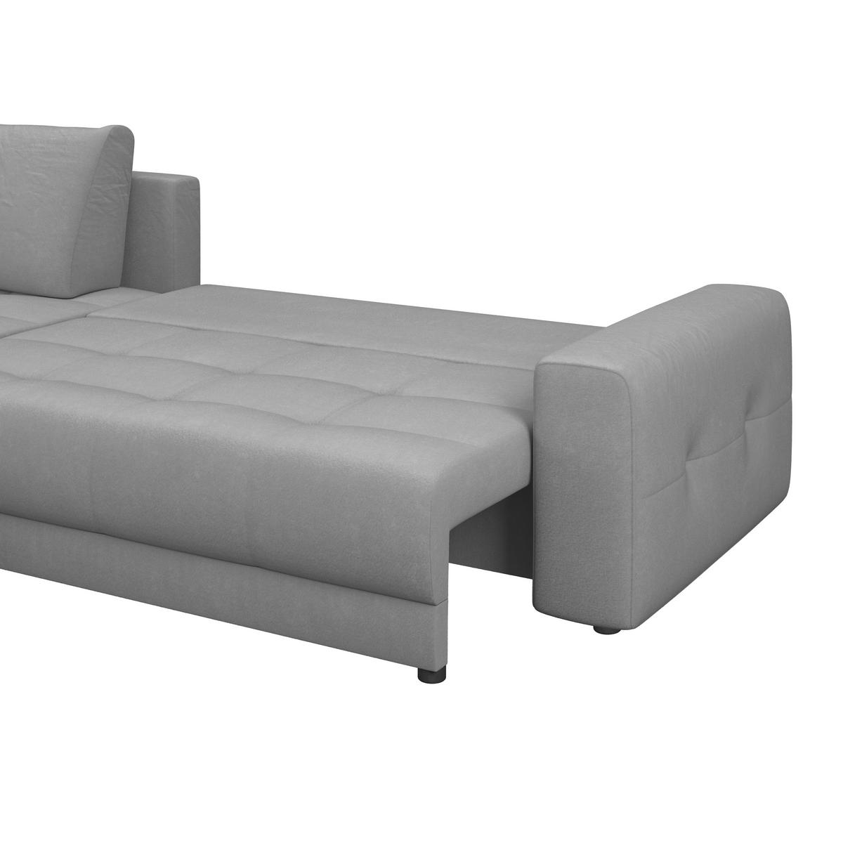 Kutna Garnitura Adria - siva, Moderno, tekstil (213/308cm) - Modern Living