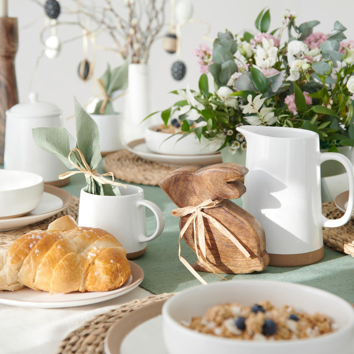 Lapostányér Emilia - fehér, Romantik / Landhaus, kerámia (27cm) - Zandiara