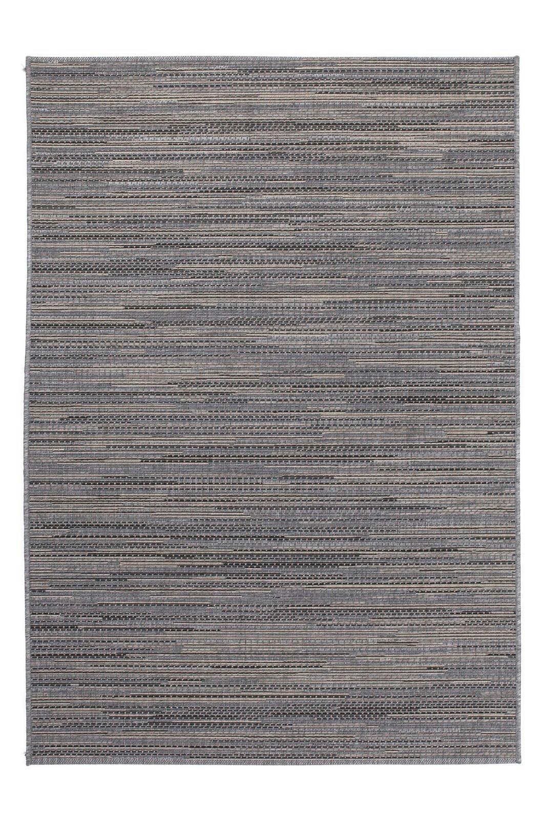 FLACHWEBETEPPICH INDONESIA - BALI 625 GRAU - Grau, Konventionell, Textil (80/230cm) - Kayoom