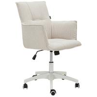 KRZESŁO OBROTOWE EDWIN - beżowy/ciemnoszary, Modern, tworzywo sztuczne/tkanina (60/79-89/63cm) - Livetastic