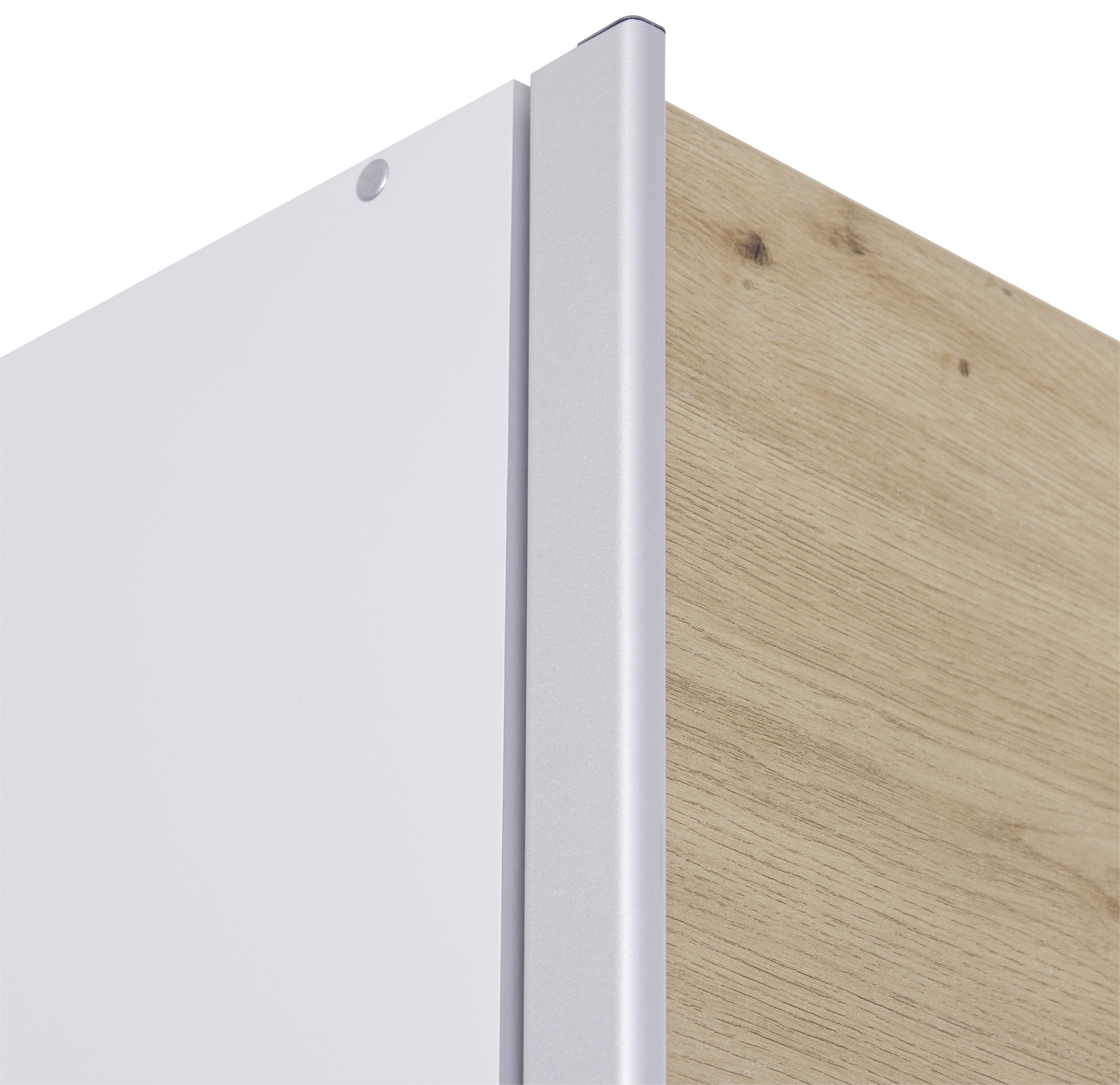 DULAP FELDKIRCH - culoare lemn stejar/gri, Modern, material pe bază de lemn (226/229/62cm)
