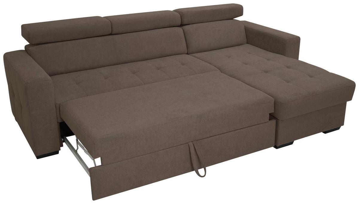 Kutna Garnitura Marco - crna/taupe, Konvencionalno, drvni materijal/drvo (238/78-94/170cm) - Modern Living
