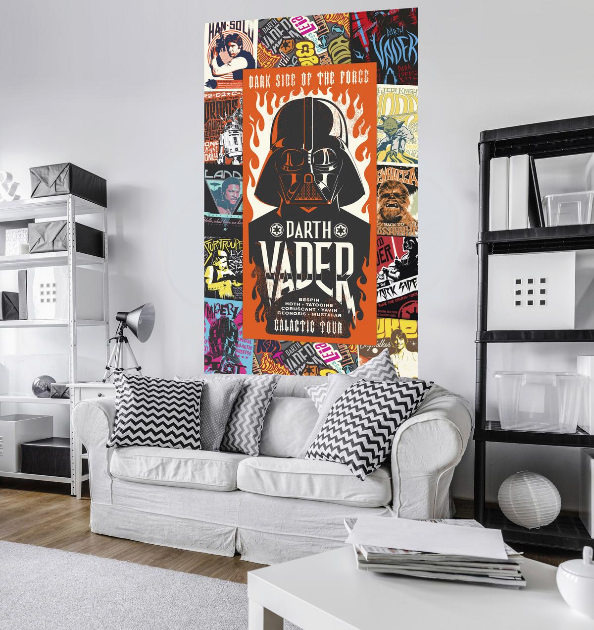 Vliestapete Star Wars Rock on Posters ca.120x200cm - Multicolor, Basics (120/200cm) - Komar