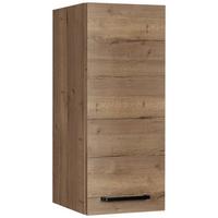 Küchenoberschrank Structura Eiche dunkel - Eiche dunkel/Schwarz, MODERN, Holzwerkstoff/Metall (30/72/35cm) - Nobilia
