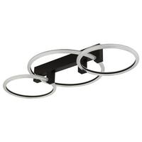 Led Stropna Svjetiljka Fletcher - bijela/prozirno, Design, metal/plastika (76,1/38/11,5cm) - Globo