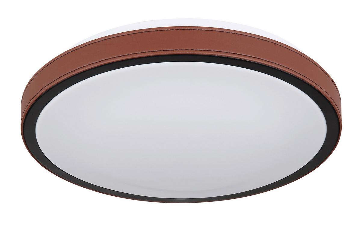 Stropna Led-svetilka Sammi, S Sijalko - črna/bela, Konvencionalno, kovina/umetna masa (30/8cm) - Globo