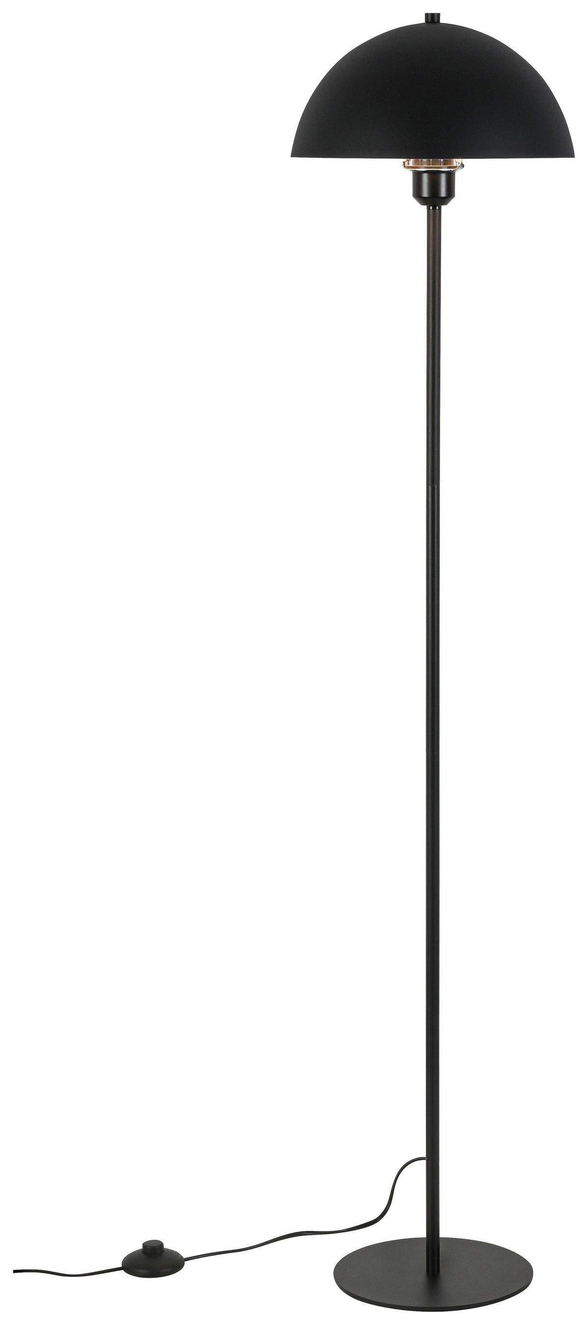 Stoječa Svetilka Blac - črna, Konvencionalno, kovina/umetna masa (30/136cm) - Mömax