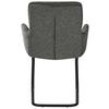 STOL MED ARMSTÖD NOVA - grön/svart, Modern, metall/textil (61/91/65cm) - Mömax