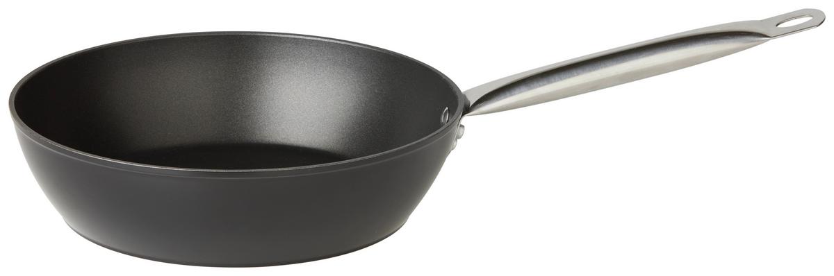Bratpfanne Classic Ø ca. 28cm - Silberfarben/Schwarz, KONVENTIONELL, Metall (28/7,5cm) - Mömax