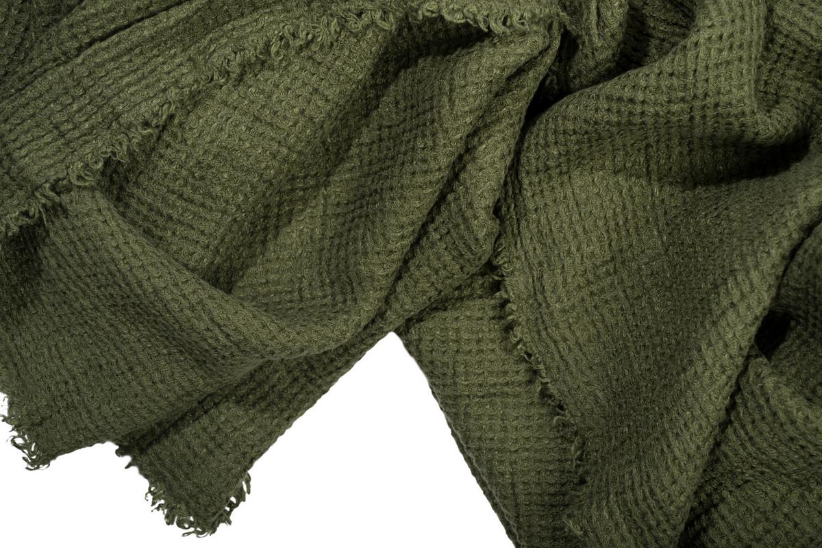 PLED 100350 HONEYBEE - ciemnozielony, Basics, tkanina (130/180cm) - Zoeppritz