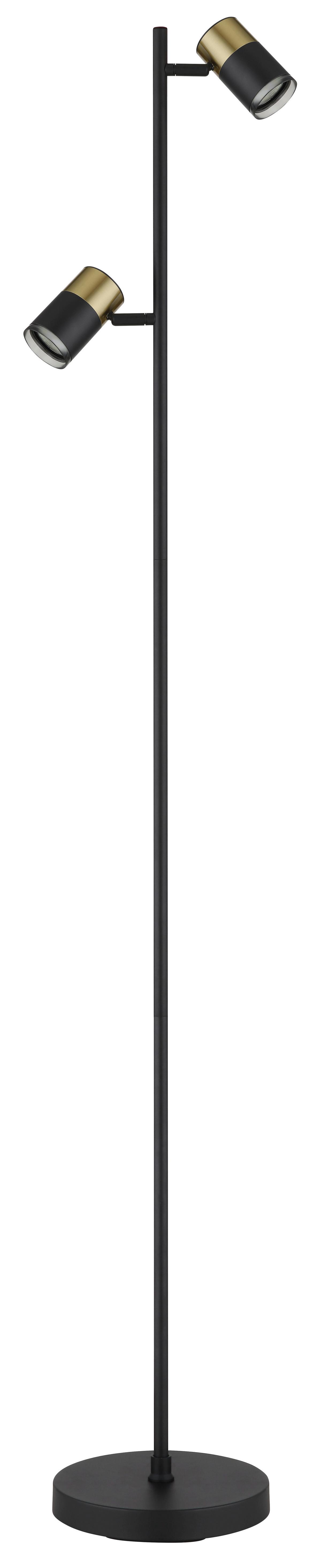 Stehleuchte Brisbon Schwarz max. 5 Watt - Design (21,5/23/154cm) - Globo