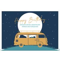 Klappkarte Kupfergold Multicolor - Basics, Papier (18/13cm)