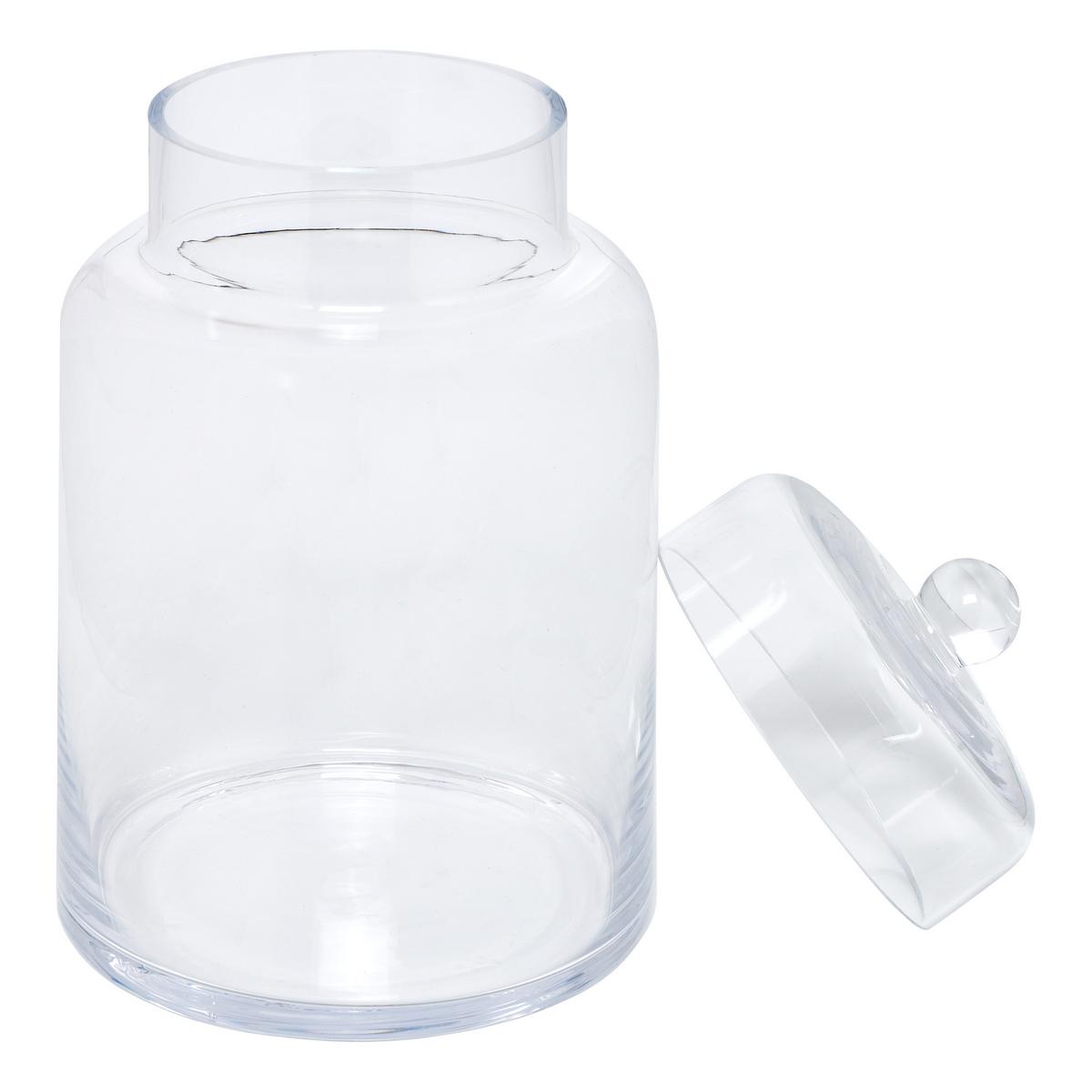Borcan depozitare Ambrosia cca. 2,2 l - transparent, Modern, sticlă (2,2l)