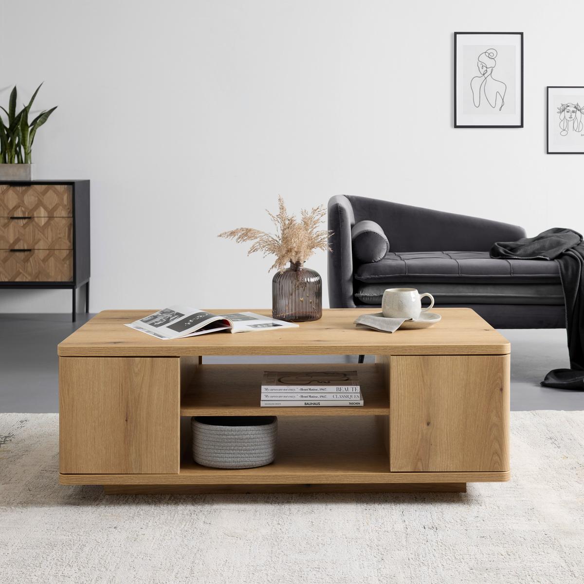 Couchtisch Alameda Eichefarben - Eichefarben, Natur, Holzwerkstoff (115/65/42cm) - Mömax