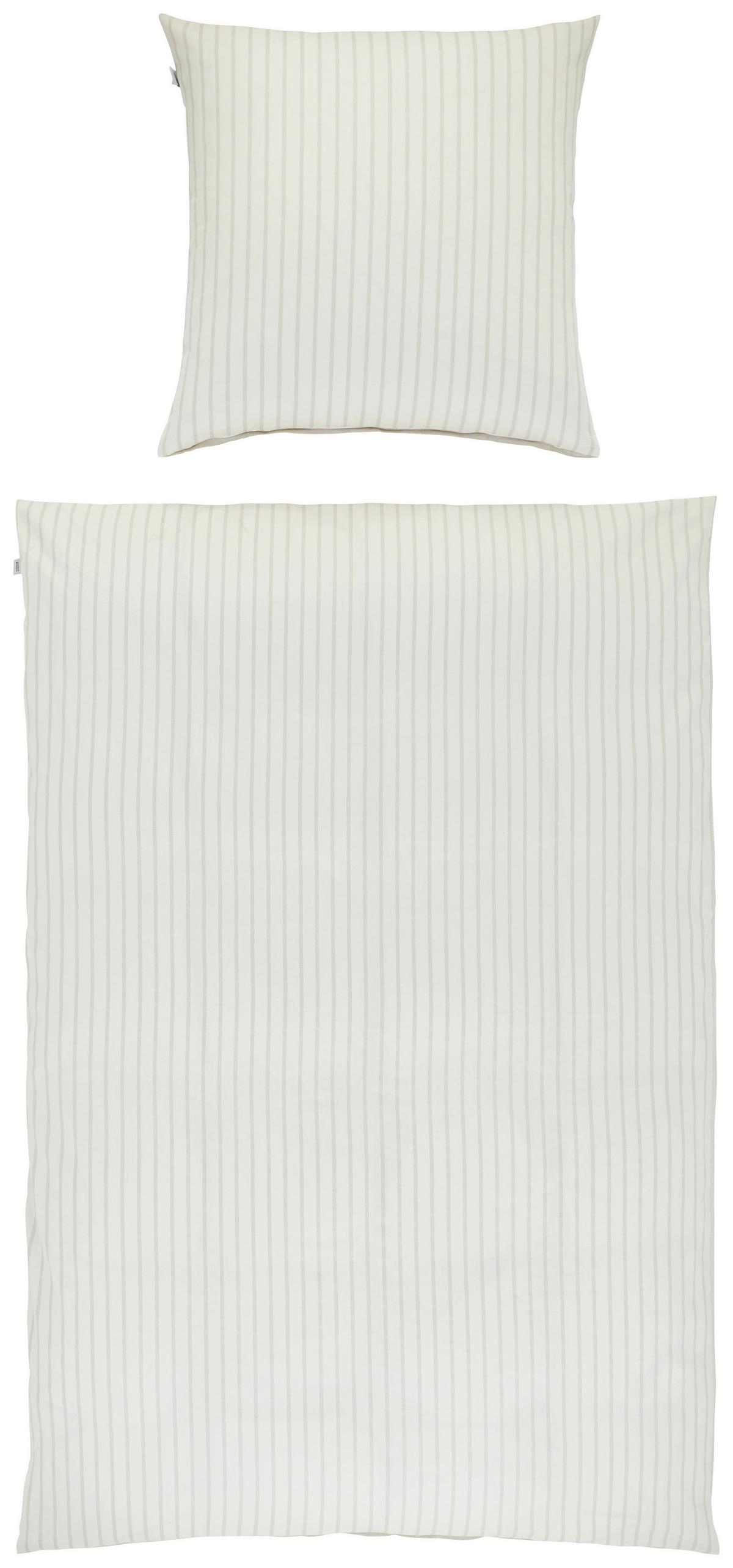 POŚCIEL DWUSTRONNA SW-HERITAGE - beżowy/jasnoszary, Basics, tkanina (135/200cm) - Schöner Wohnen