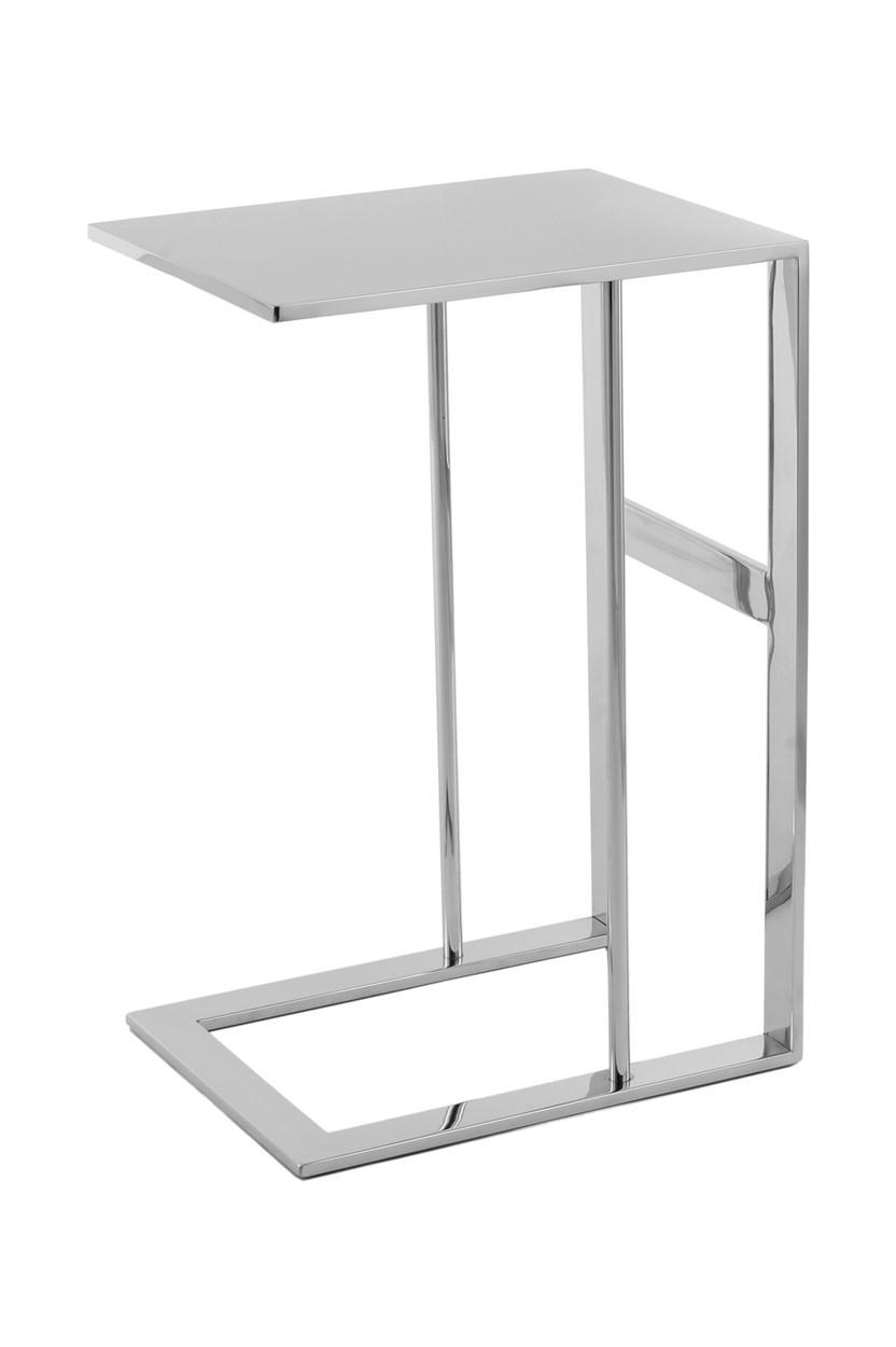 Beistelltisch Beistelltisch Sten 100 Silber - Silberfarben, Design, Metall (40/60/30cm) - Kayoom