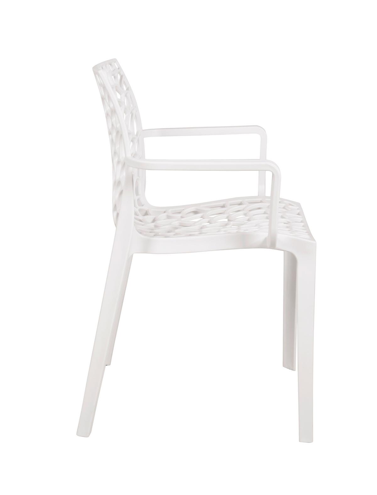 GARTENSTUHL-SET STUHL CALVERA, WEIß, 2ER SET - Weiß, MODERN, Kunststoff (58/81/52cm) - Gardenson