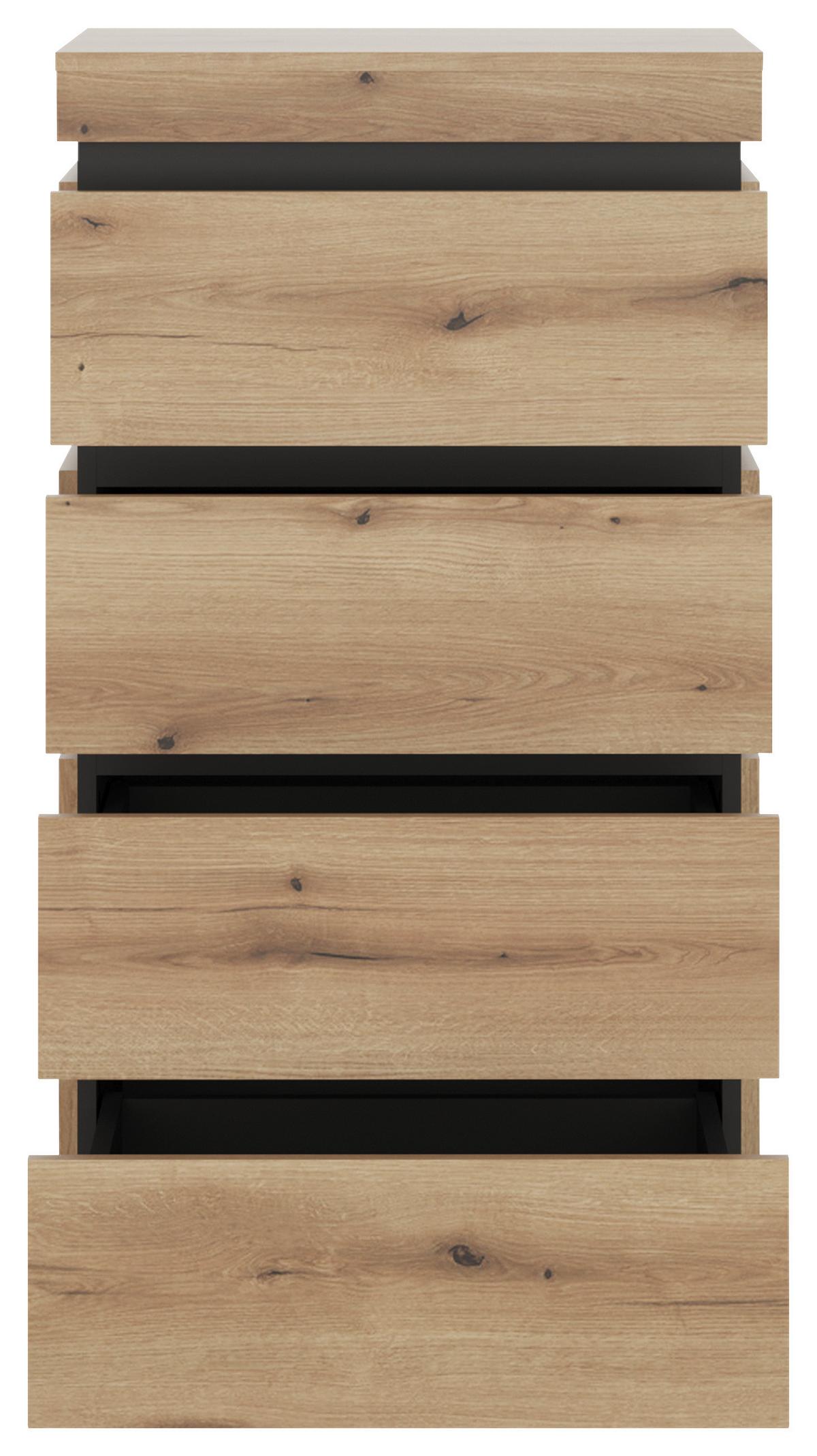 Comodă CORTE - Trend, material pe bază de lemn (60/117/45cm) - Modern Living