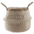 Übertopf Ane Weiß/Naturfarben - Naturfarben/Weiß, Weitere Naturmaterialien (40/34cm) - Mömax modern living Übertopf Ane Weiß/Naturfarben - Naturfarben/Weiß, Weitere Naturmaterialien (40/34cm) - Mömax modern living