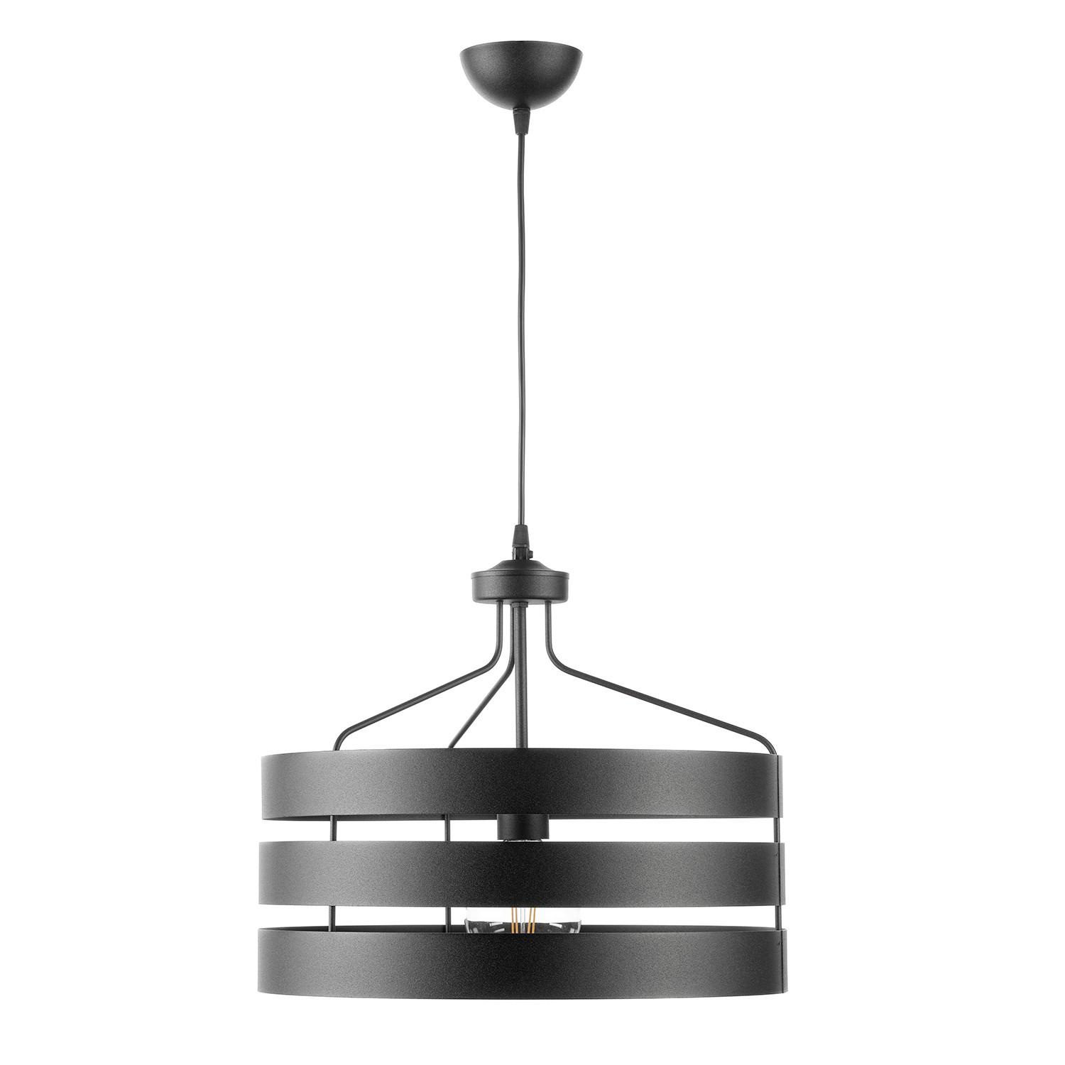 Pendelleuchte Ulisse nera Schwarz max. 22 Watt - Schwarz, Design, Metall (45/120cm)