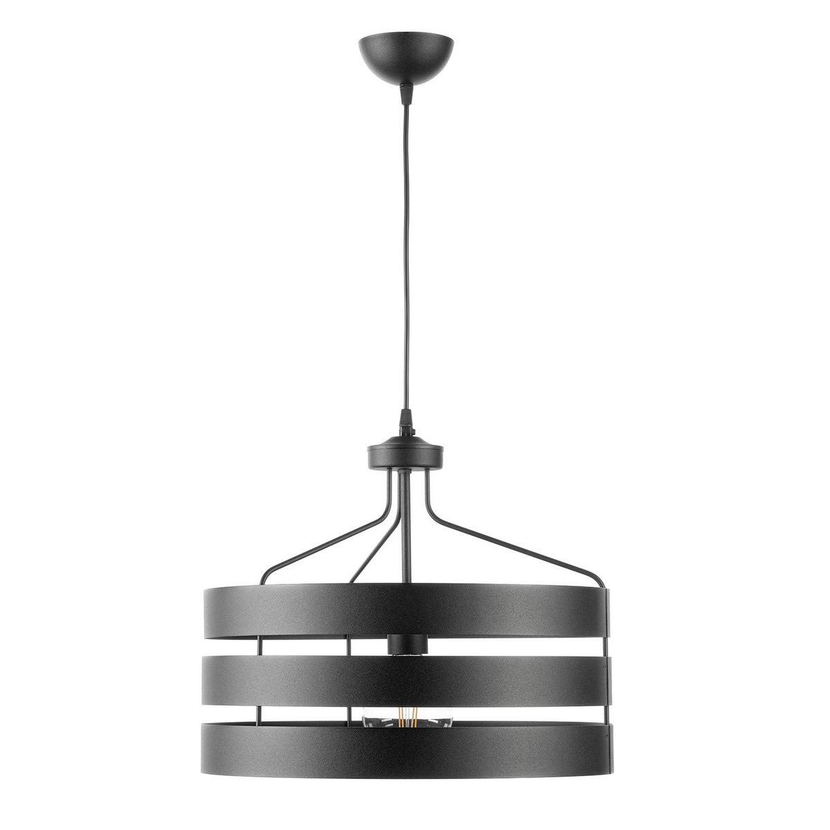 Pendelleuchte Ulisse nera Schwarz max. 22 Watt - Schwarz, Design, Metall (45/120cm)