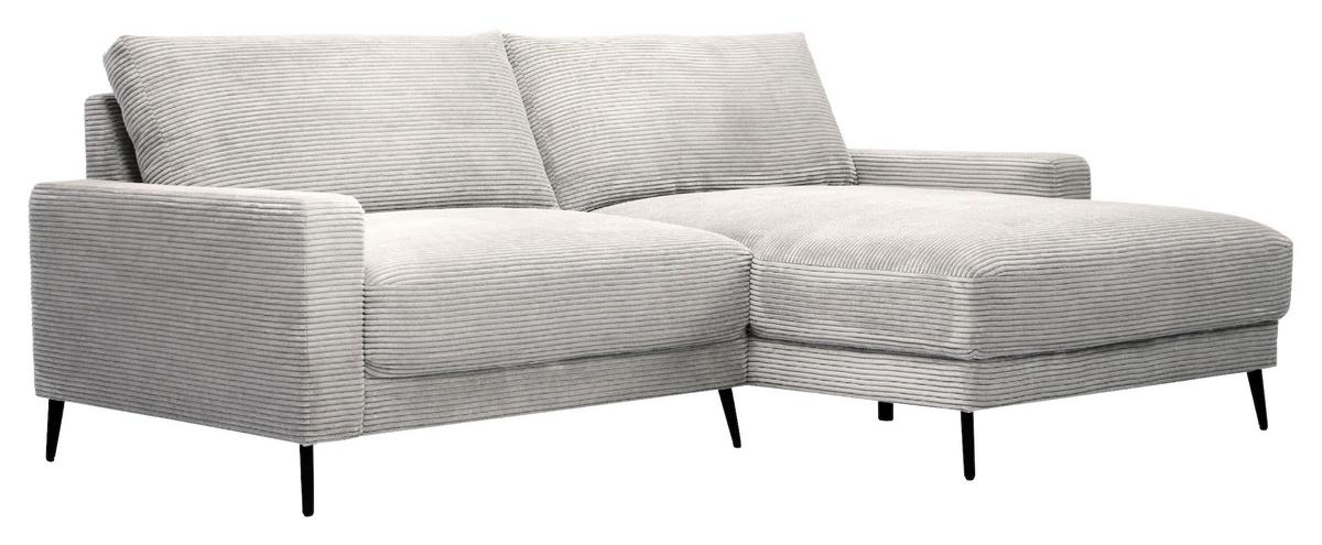 Kutna Garnitura Cora - bež/crna, Moderno, tekstil/metal (223/86/161cm) - Mömax