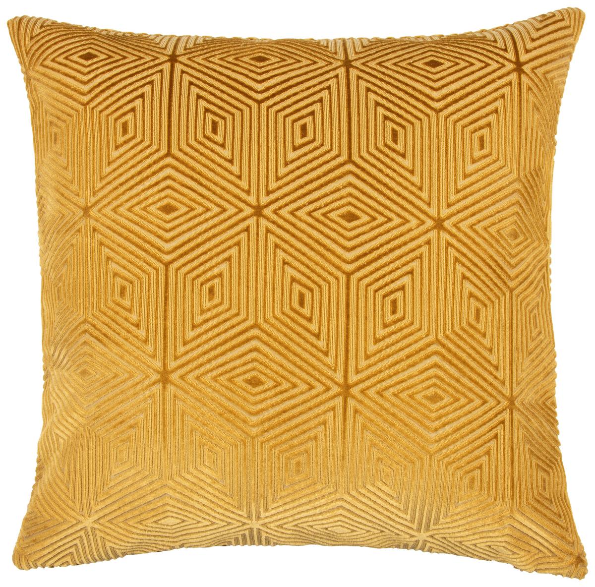 Kissenhülle Rania Goldfarben ca. 40x40cm - Goldfarben, Textil (40/40cm)