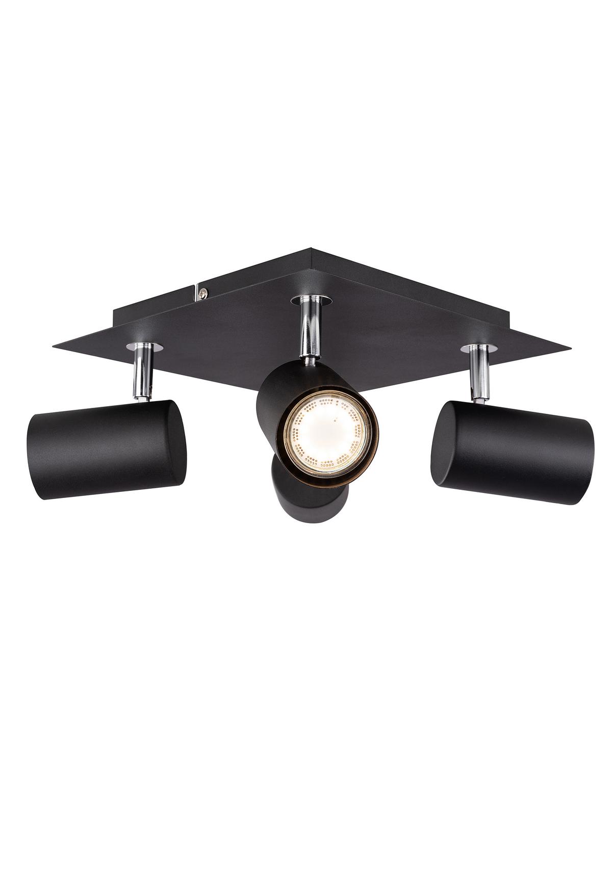 LAMPA REFLEKTOROWA ROCKET *SBN* - czarny, Basics, metal (25/25/15cm) - Novel