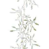 Kunstpflanze Mistelgirlande I Grün - Grün, Basics, Kunststoff (105cm) - Mömax