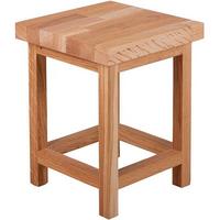 GARTENHOCKER Eichefarben H: 40 cm - Eichefarben, Basics, Holz (30/40/30cm) - Gardenson