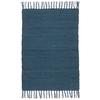 Preproga Iz Krp Julia 2 - temno modra, Romantika, tekstil (70/130cm) - Modern Living