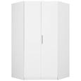 Eckschrank in Weiß - KONVENTIONELL, Holzwerkstoff/Kunststoff (119/210/54cm) - Modern Living Eckschrank in Weiß - KONVENTIONELL, Holzwerkstoff/Kunststoff (119/210/54cm) - Modern Living