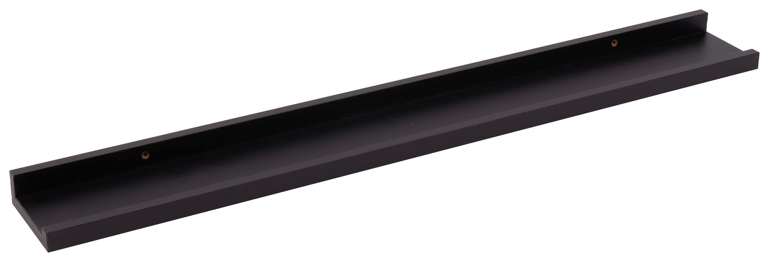 Wandboard Armerina In Schwarz - Schwarz, Holzwerkstoff (80/3,5/10cm) - Mömax